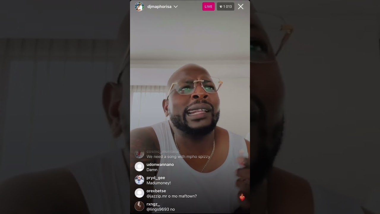 DJ Maphorisa Explains Music Industry & More On Insta Live (28 Jan 2024)