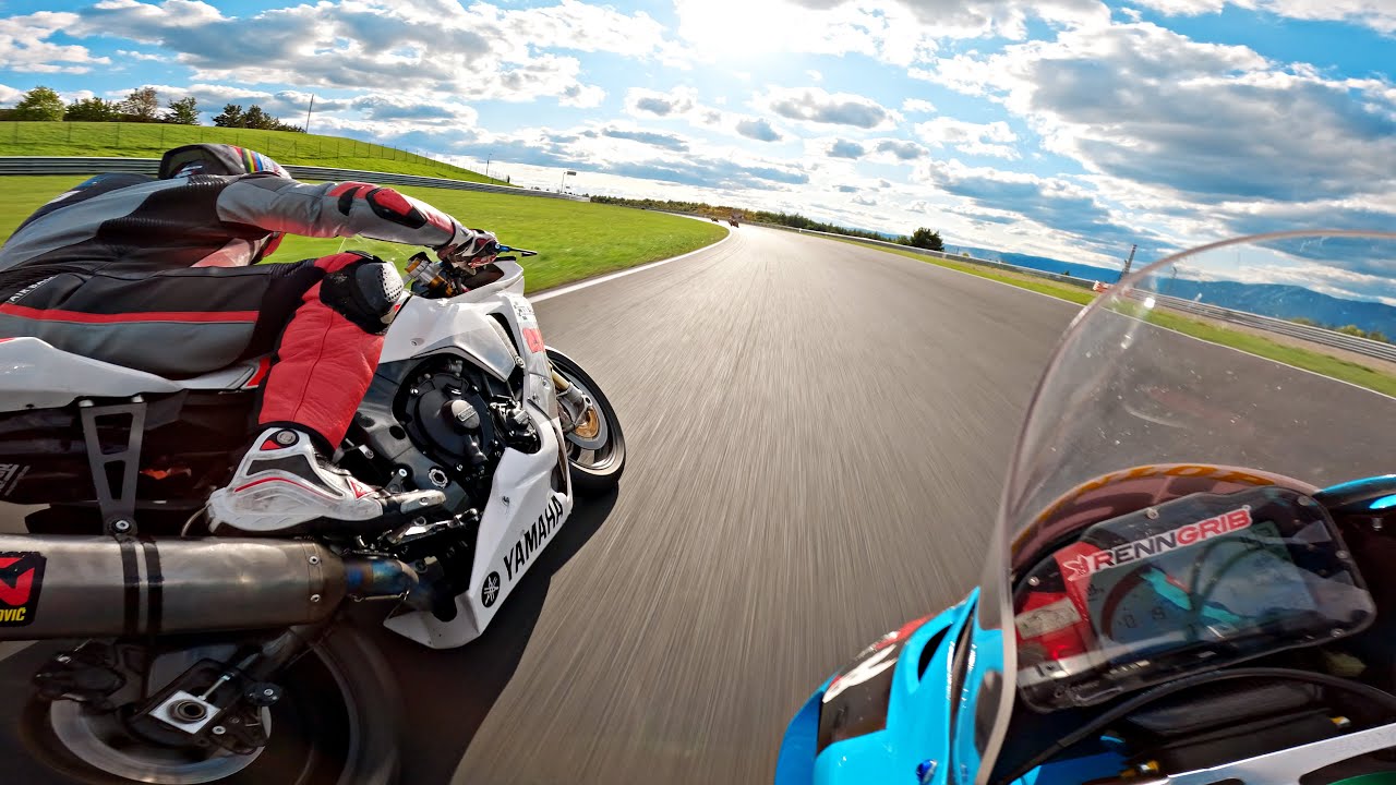 ZX-10R vs 3x Yamaha R1 | FULL RACE POV