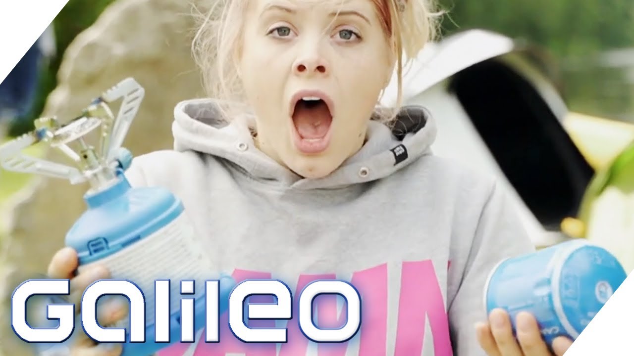 Gasexplosion beim Gaskocher?!  Can you survive Camping? | Galileo | ProSieben