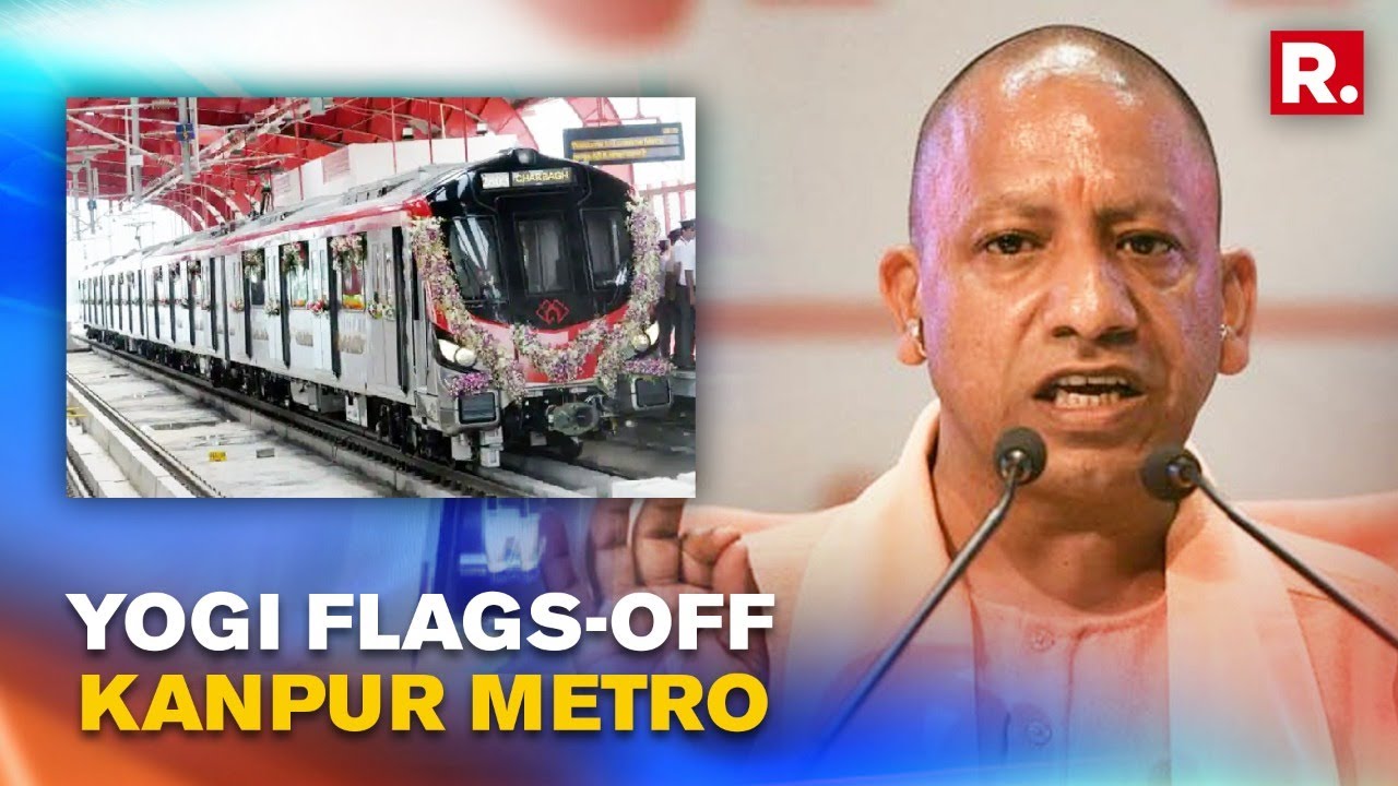 CM Yogi Adityanath Flags-off Kanpur Metro Trial Run; 'Only State With Metro In 5 Cities'