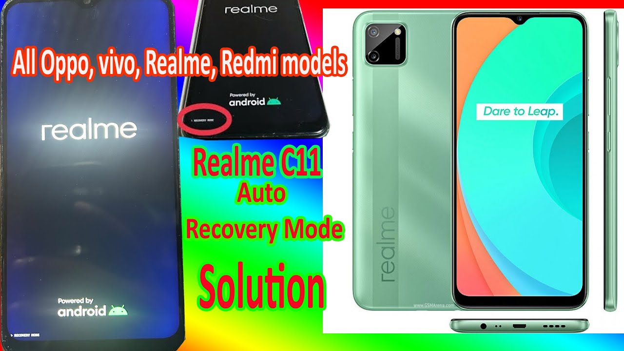 Realme C11 After unlock Auto Recovery mode Or All Oppo, vivo, Realme, Redmi Hang on Logo  Solution