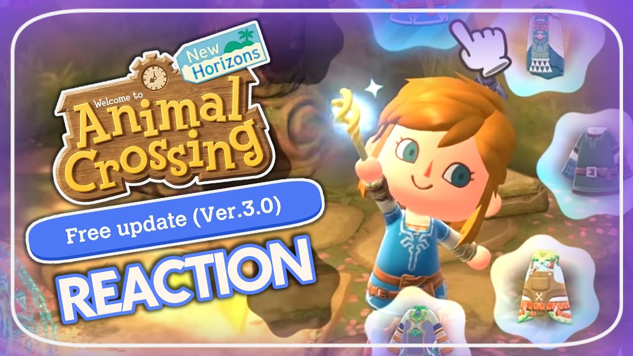 Zelda in ANIMAL CROSSING?!! || Animal Crossing New Horizons 3.0 Reaction