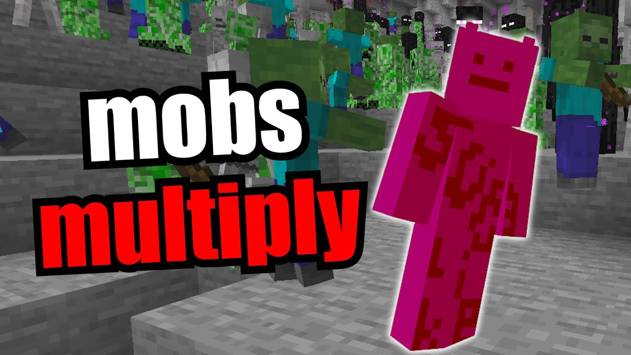 Hardcore Minecraft but if a mob hits me 10 more spawn...