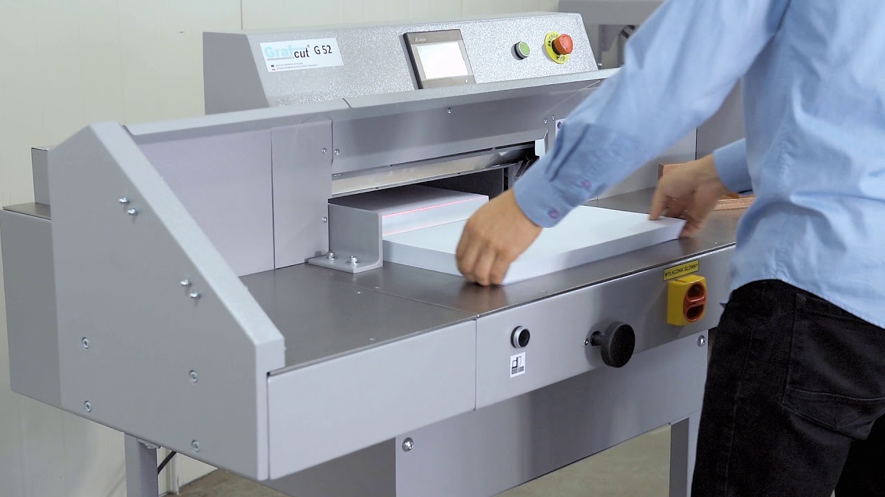 G52 Grafcut electric paper cutter