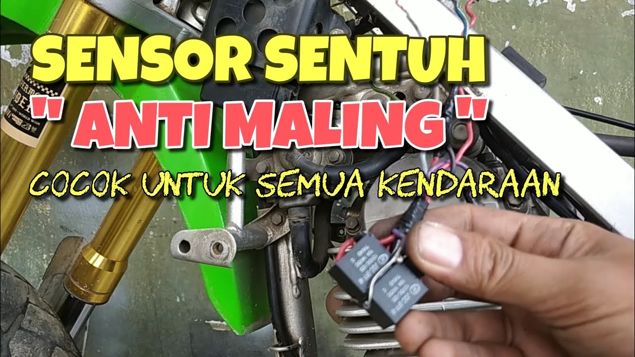 Kunci Rahasia MOTOR ANTI MALING (Pakai Sensor)