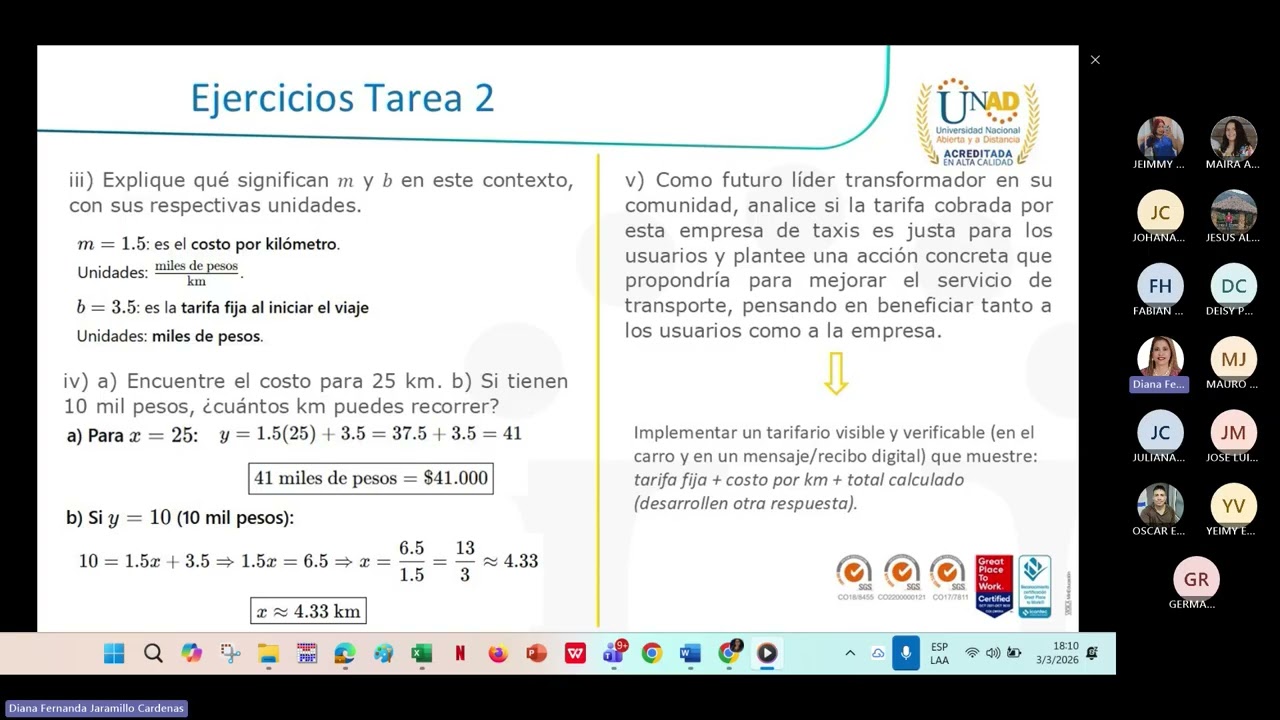 TAREA 2 CÁLCULO DIFERENCIAL REPRESENTACIÓN DE FUNCIONES REALES EN DIFERENTES CONTEXTOS 16-1 2026