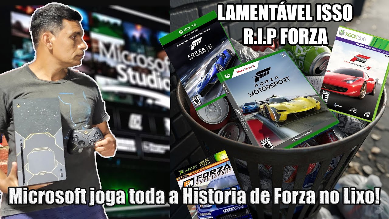 Fãs de Forza indignados Microsoft da o fim em franquia icônica do Xbox