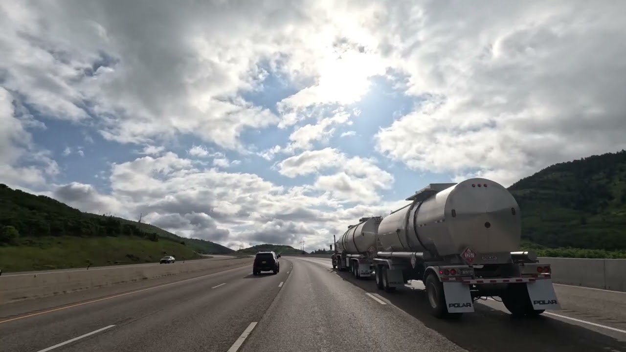 Scenic Drive: Salt Lake City, UT to Evanston, WY and Back [4K] | Utah