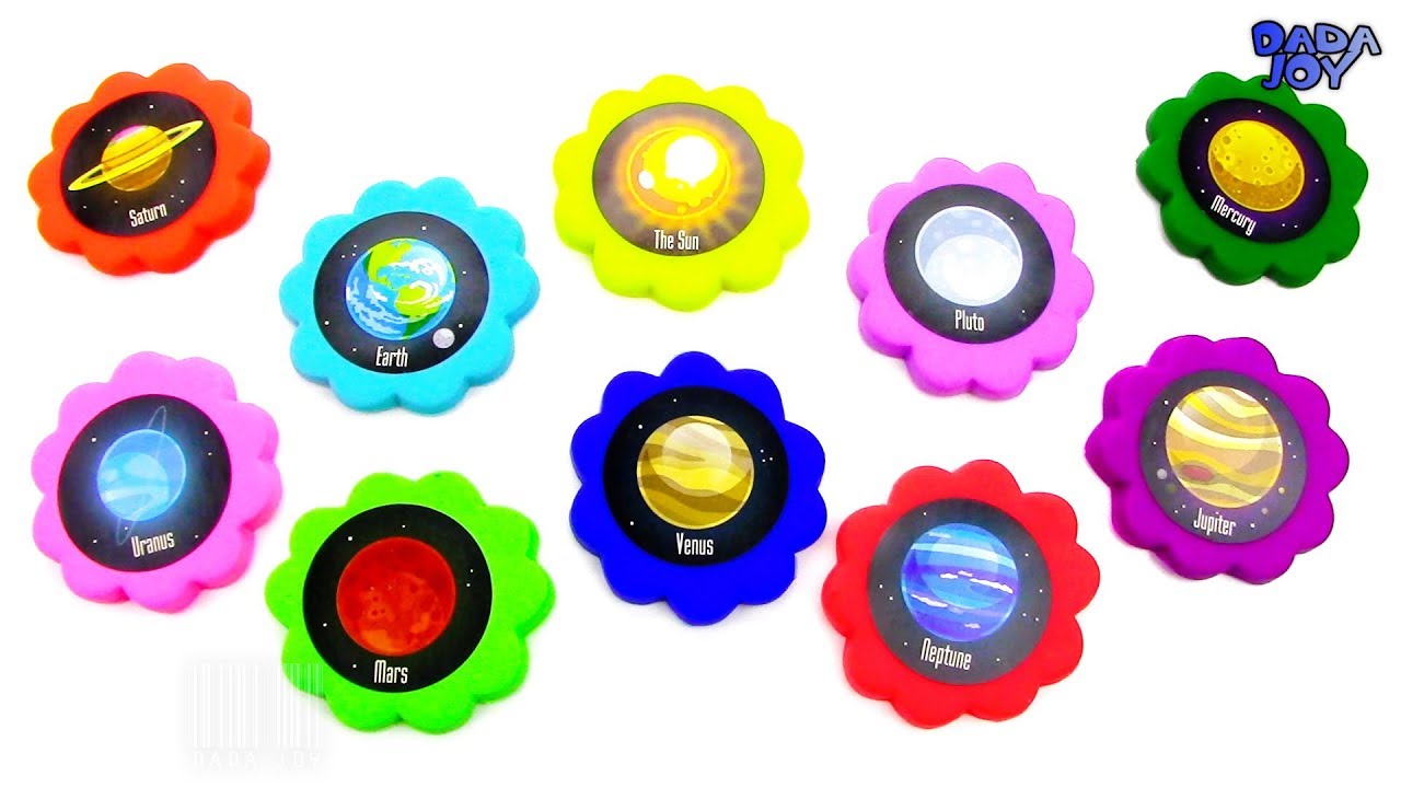 Planetas con plastilina Play Doh | El Sistema Solar para niños | Planetas