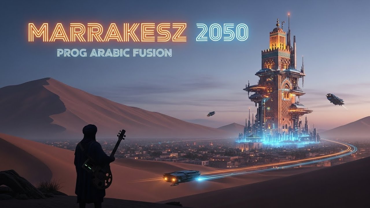 Marrakesz 2050 | Progressive Modern Arabic Rock Fusion 🎸🐪 #modernarabic #OrientalRock #fusionmusic