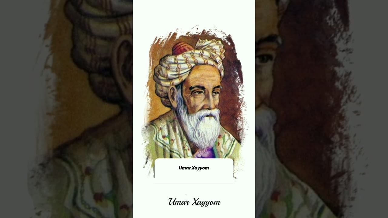 Umar Xayyom #shorts #adabiyot #sherlar #zulfiya #shortvideo #masal #adabiyotmaskani #onatili