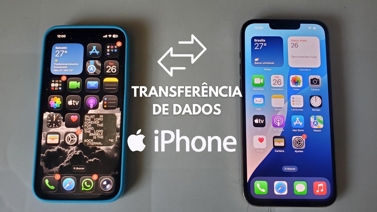 Como transferir TODOS os Dados de um IPhone para outro IPhone sem perder NADA e configurar do zero