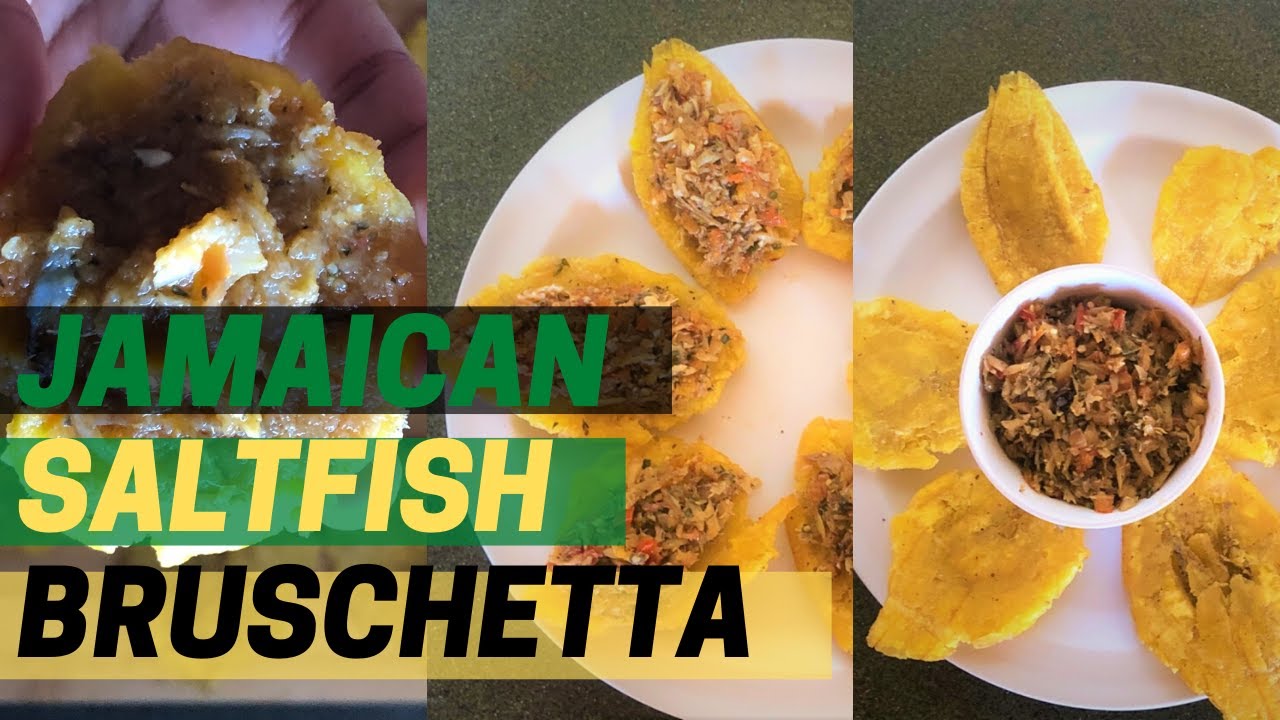 Jamaican Saltfish Bruschetta