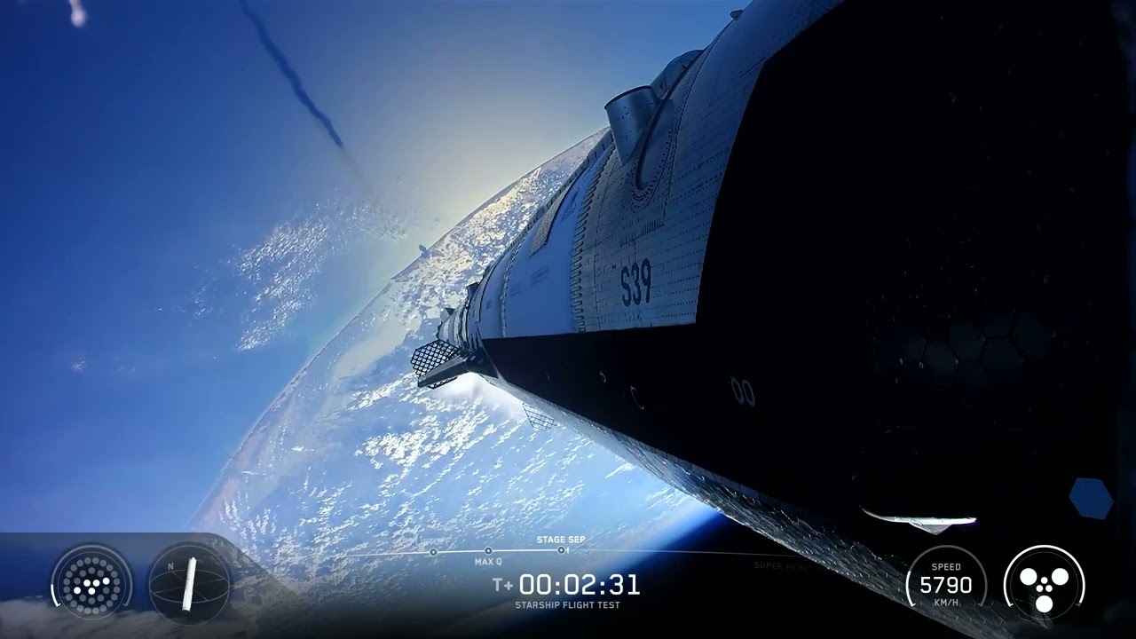 ГОРЯЧЕЕ РАЗДЕЛЕНИЕ СТУПЕНЕЙ! 12-е лётное испытание SpaceX Starship