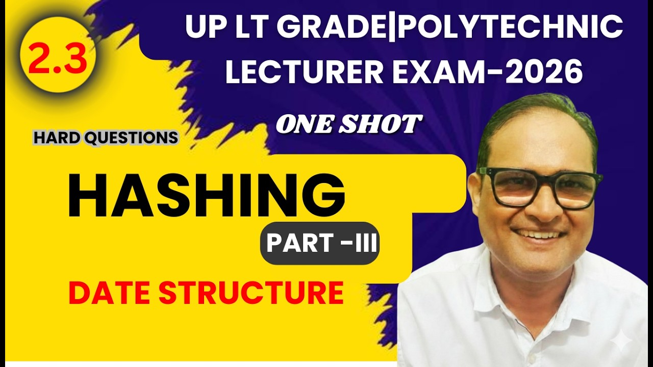 Hashing Part 3:Collision Resolution & 7 Hard Problem #DSA #Hashing #upltcomputer #uppolytechnic2024