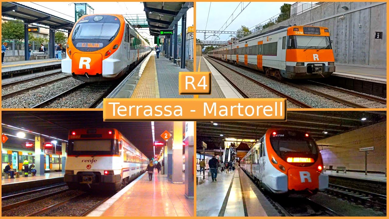 Rodalies Renfe Барселона R4 : Terrassa - Martorell (ACC84)