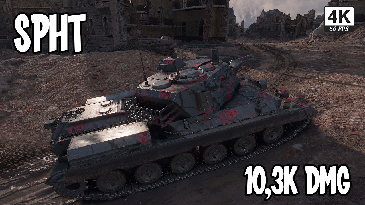 World Of Tanks SPHT 10k Damage Berlin WOT
