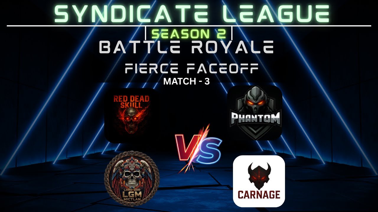Syndicate League Season 2 | Day 2🔥 Bullet Echo India