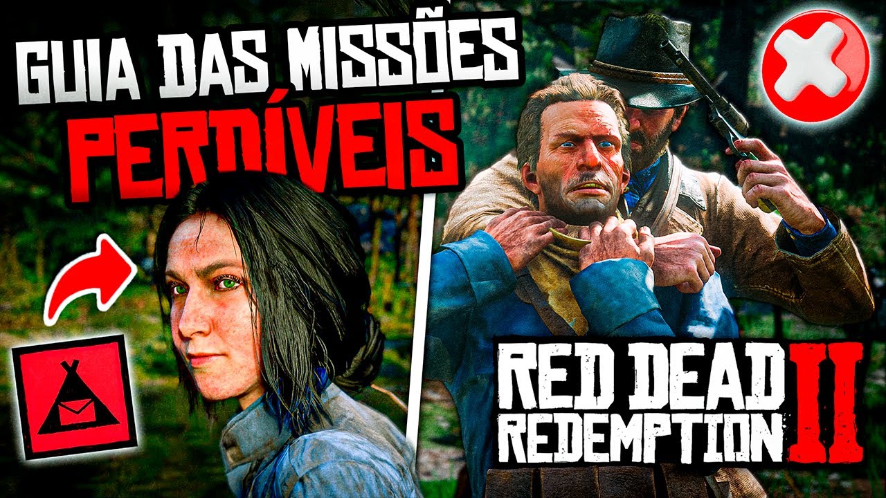 GUIA DAS MISS&Otilde;ES PERD&Iacute;VEIS NO RED DEAD REDEMPTION 2 (Sem spoilers)