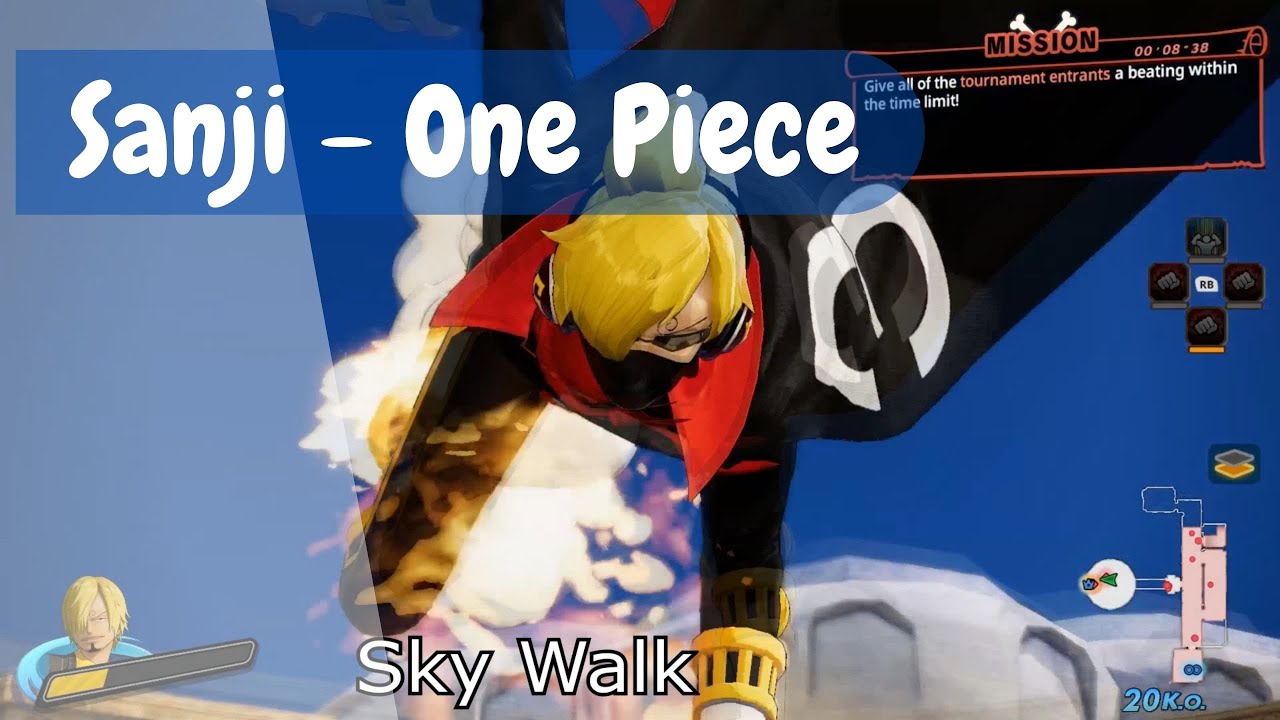 САНДЖИ - ВСЕ АТАКИ - One Piece Pirate Warriors 4