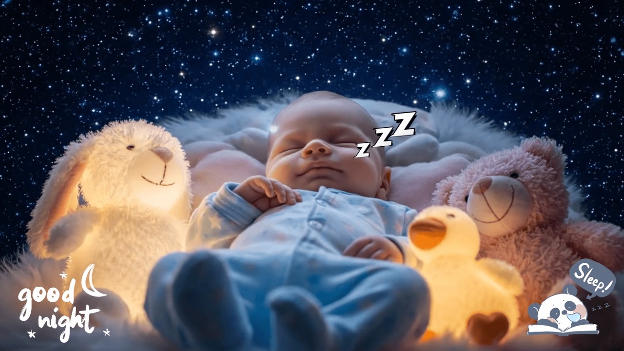 Mozart Brahms Lullaby 💤 Baby Sleep Music ♥ Fall Asleep Instantly in 3 Minutes ✨ Soothing Calm