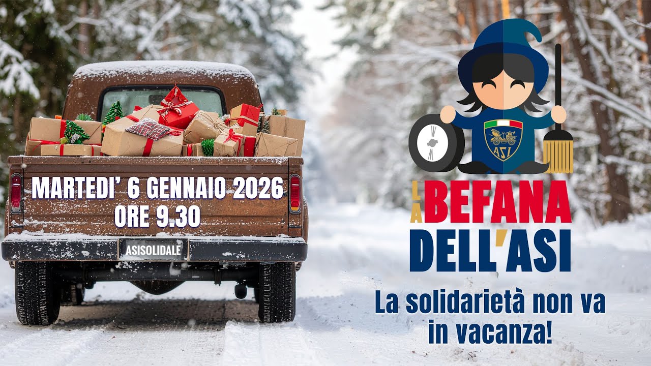 Il cuore del motorismo storico: torna la Befana dell’ASI 2026!