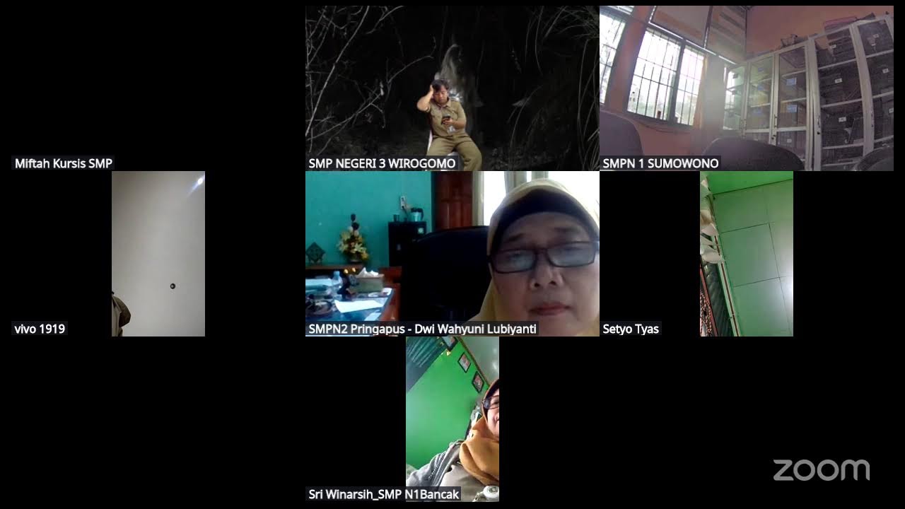 Rapat Pendataan Wilayah Domisili dan Daya Tampung SPMB tahun 2026 - Sesi SMP