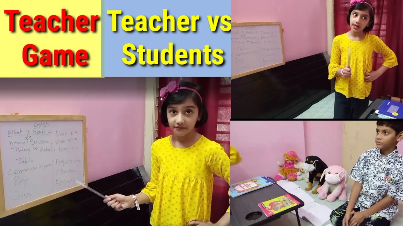 Teacher Teacher Play Game | Types of Teachers | Funny Teacher  video | Teacher  Charmi |#Part-1