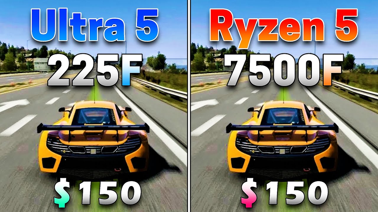 Intel Core Ultra 5 225F против AMD Ryzen 5 7500F | Тестирование в играх на ПК (какой процессор вы...