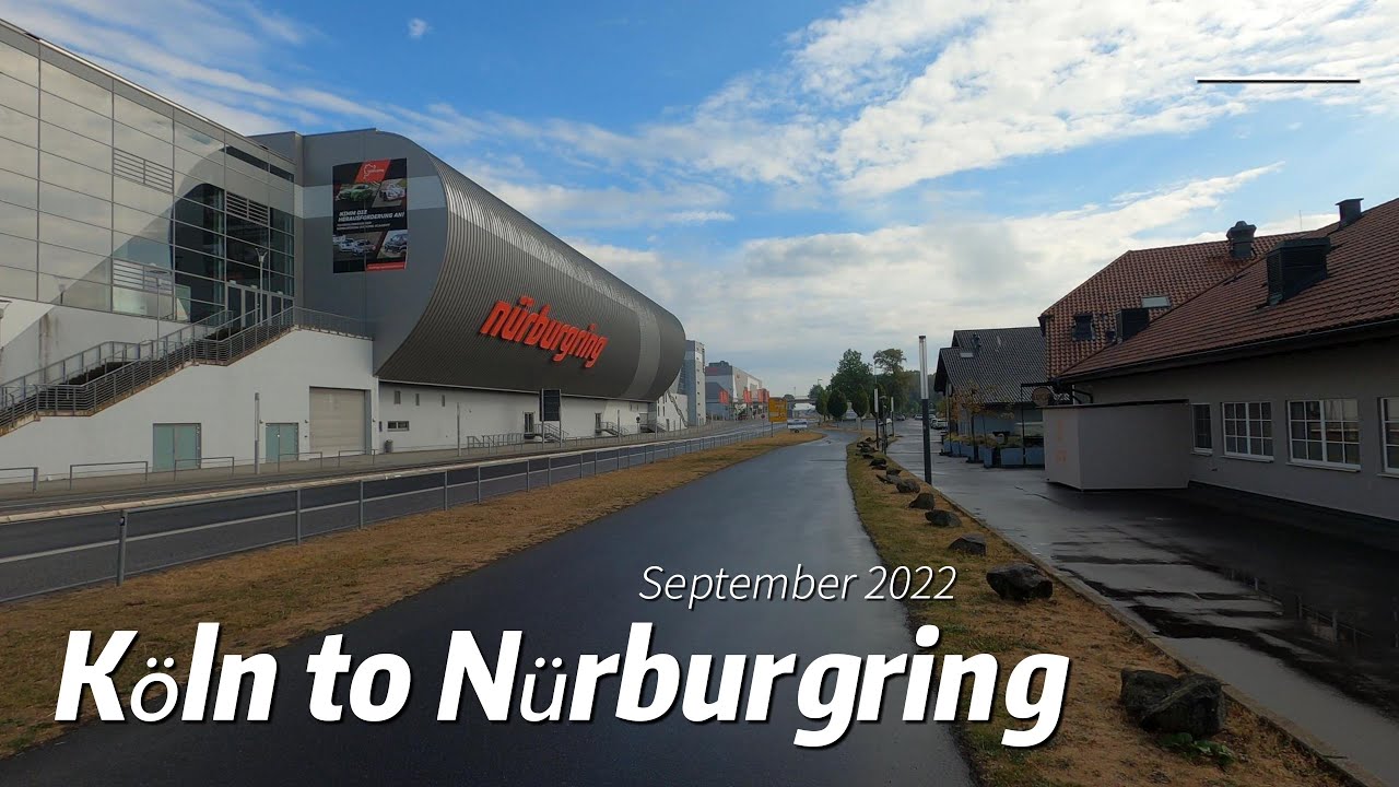 Relaxing drive from K&ouml;ln to N&uuml;rburgring in September 2022 (4K-60fps)