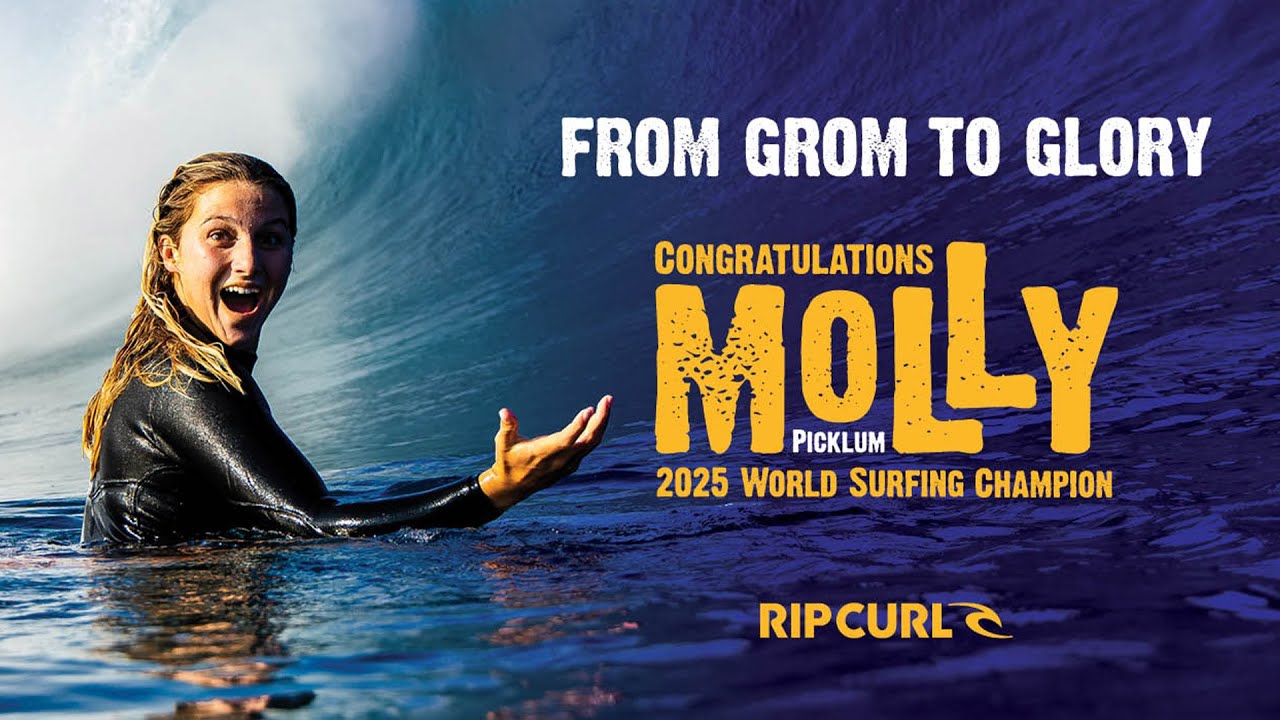 From Grom to Glory | Molly Picklum 2025 World Surfing Champion | Rip Curl