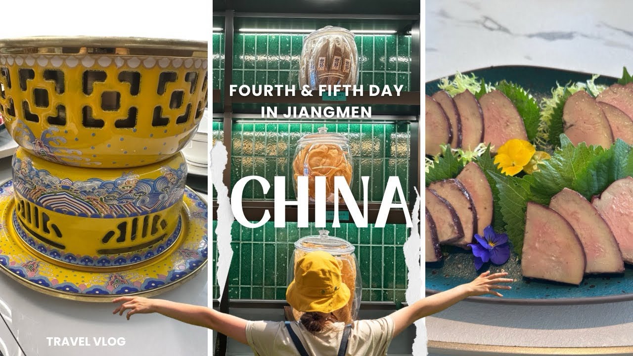 Day 4 & 5 in Jiangmen 🇨🇳 | Fireworks, Hot Springs & Hotpot Feast 🎆♨️🍲 [2025]