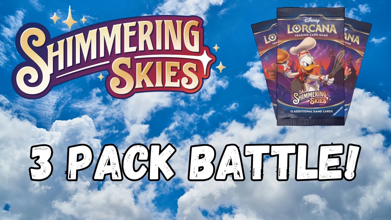 SHIMMERING SKIES 3 PACK BATTLE!