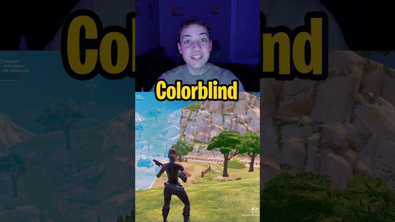 ЛУЧШИЕ НАСТРОЙКИ ДЛЯ ДАЛЬТОНИКОВ В FORTNITE #fortnite #fortniteshorts #shorts