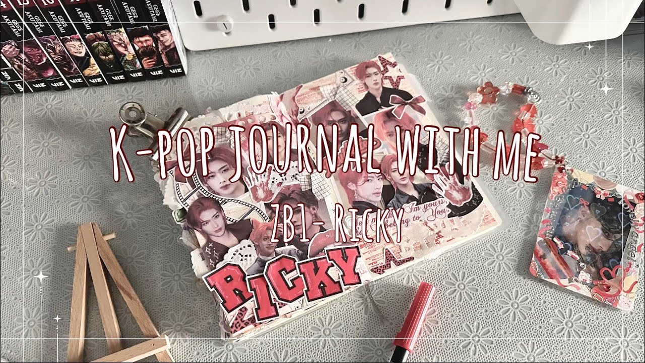K-pop journal with me / Ricky zb1