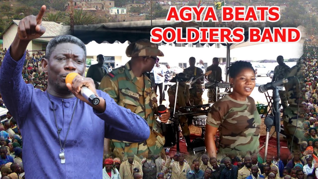 THE LIVING LEGEND, AGYA KOO & GHANA ARMED FORCES NEARLY KILL3D FOUR WITH HIS LIVE BAND PERFOMANCE.