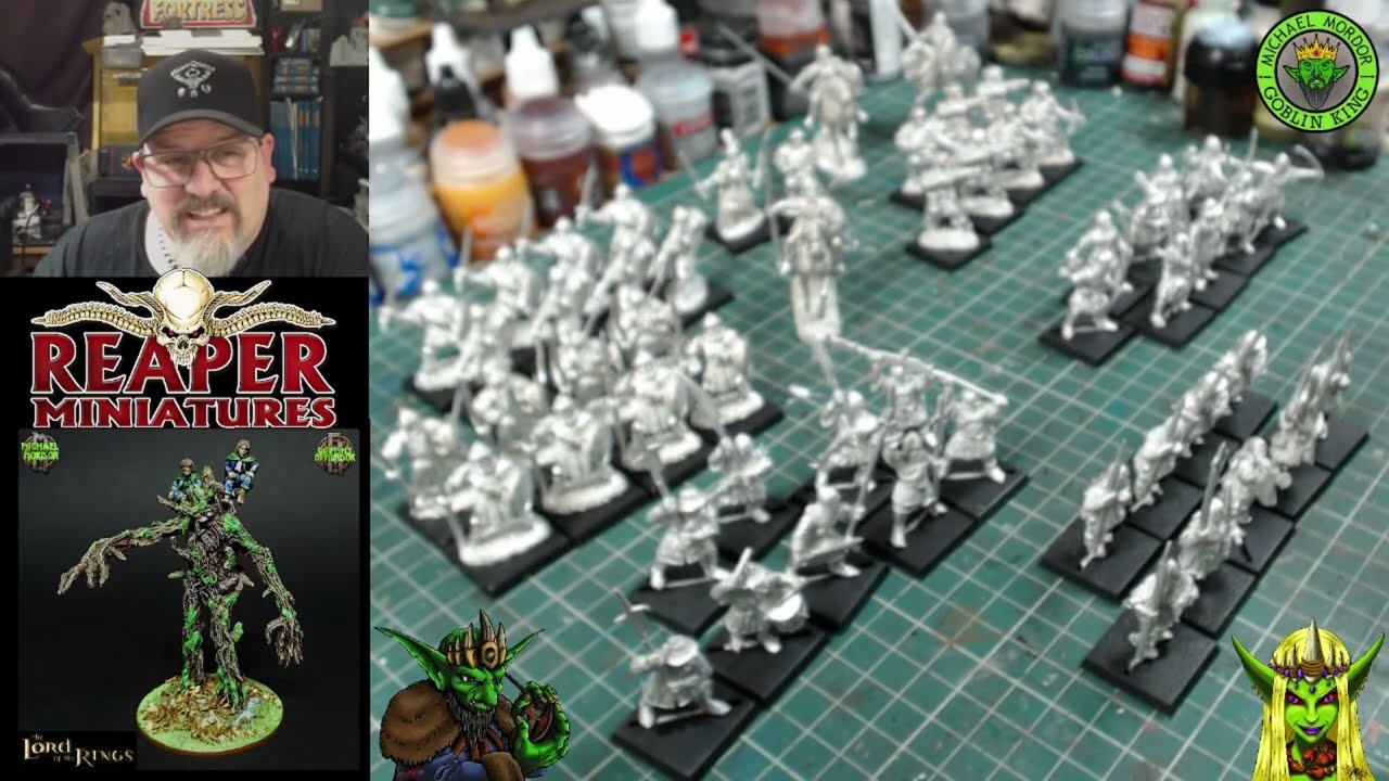 Миниатюрные модели-заменители для армии Бретонии из игры Warhammer The Old World от Reaper Miniat...