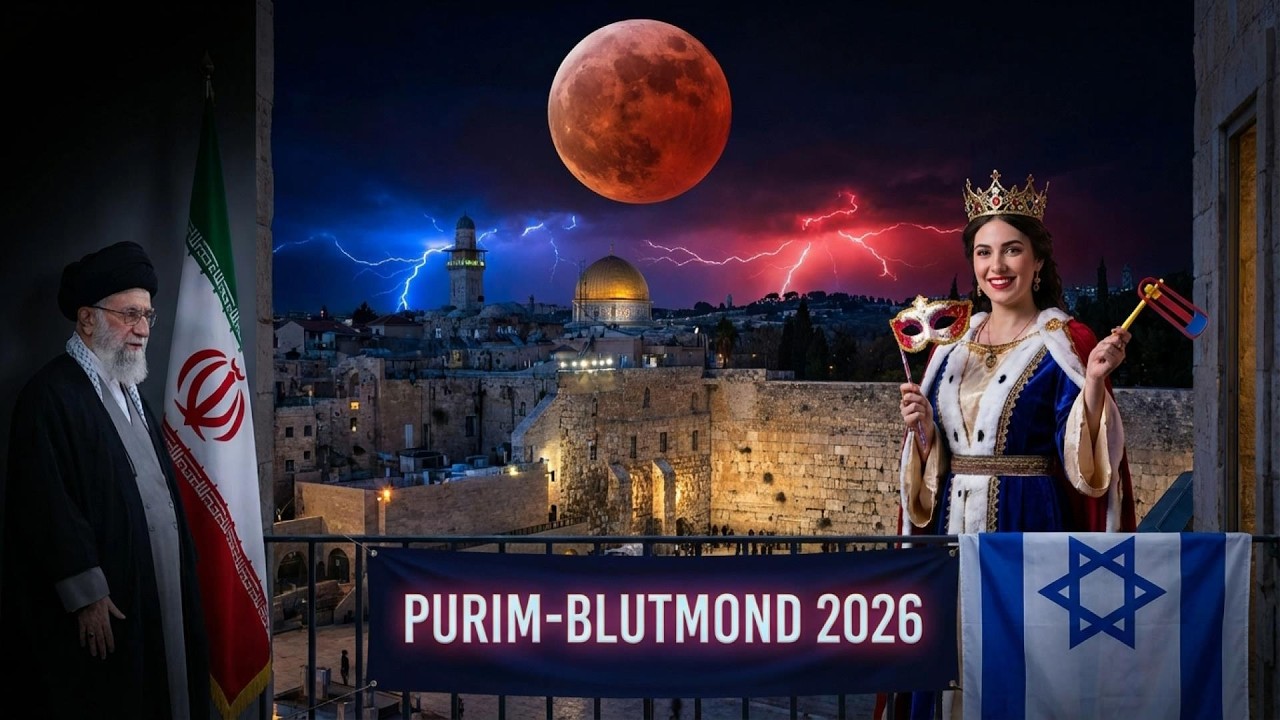 Der Blutmond 2026 am j&uuml;dischen Purimfest: Beginnt JETZT der Endzeit-Krieg gegen Iran?