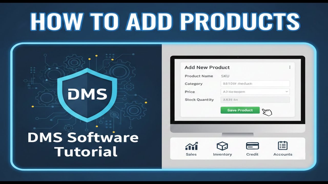 Как добавить товар в программное обеспечение DMS