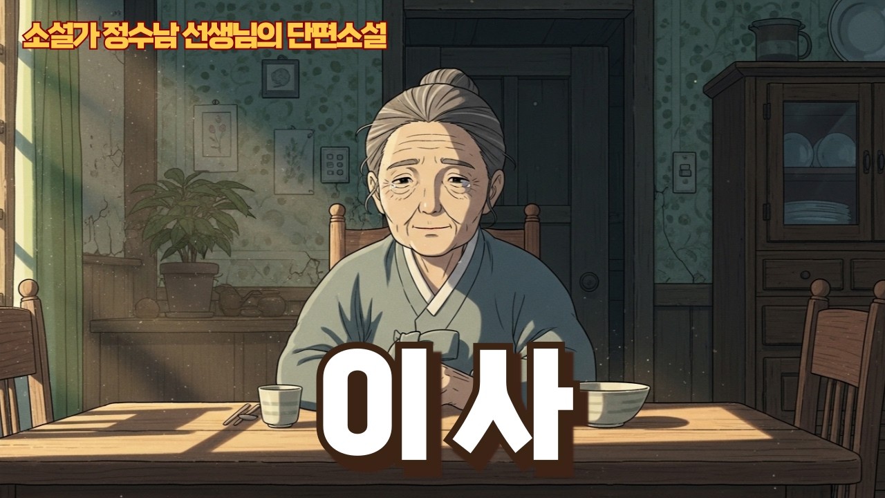 단편소설〈이사〉|  2024년 시선 소설문학상 수상 소설가 정수남