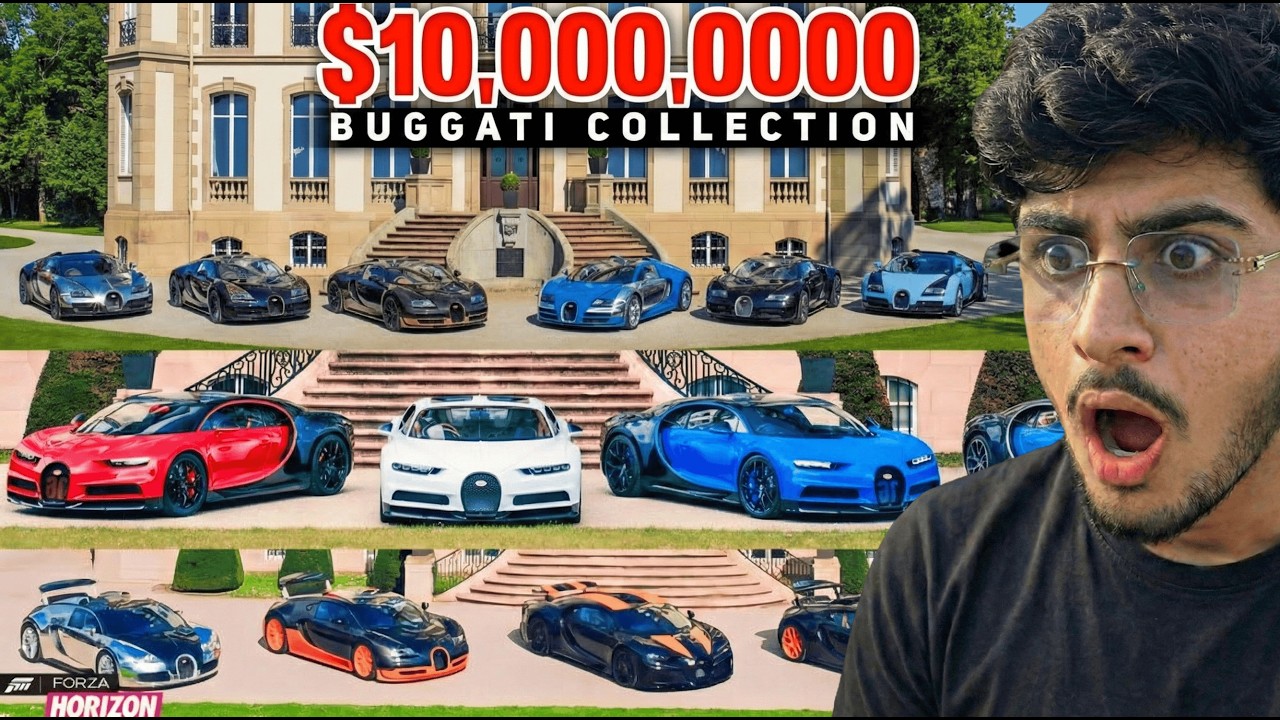 FINALLY I BOUGHT ALL BUGGATI CARS 🤑 $100,000,000! - Forza Horizon 5