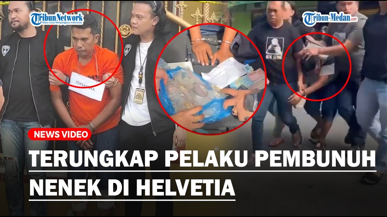 DETIK-DETIK❗ PELAKU PEMBUNUH NENEK 70 Tahun Di Helvetia Ditangkap, Leher Korban Disayat Pisau Cutter