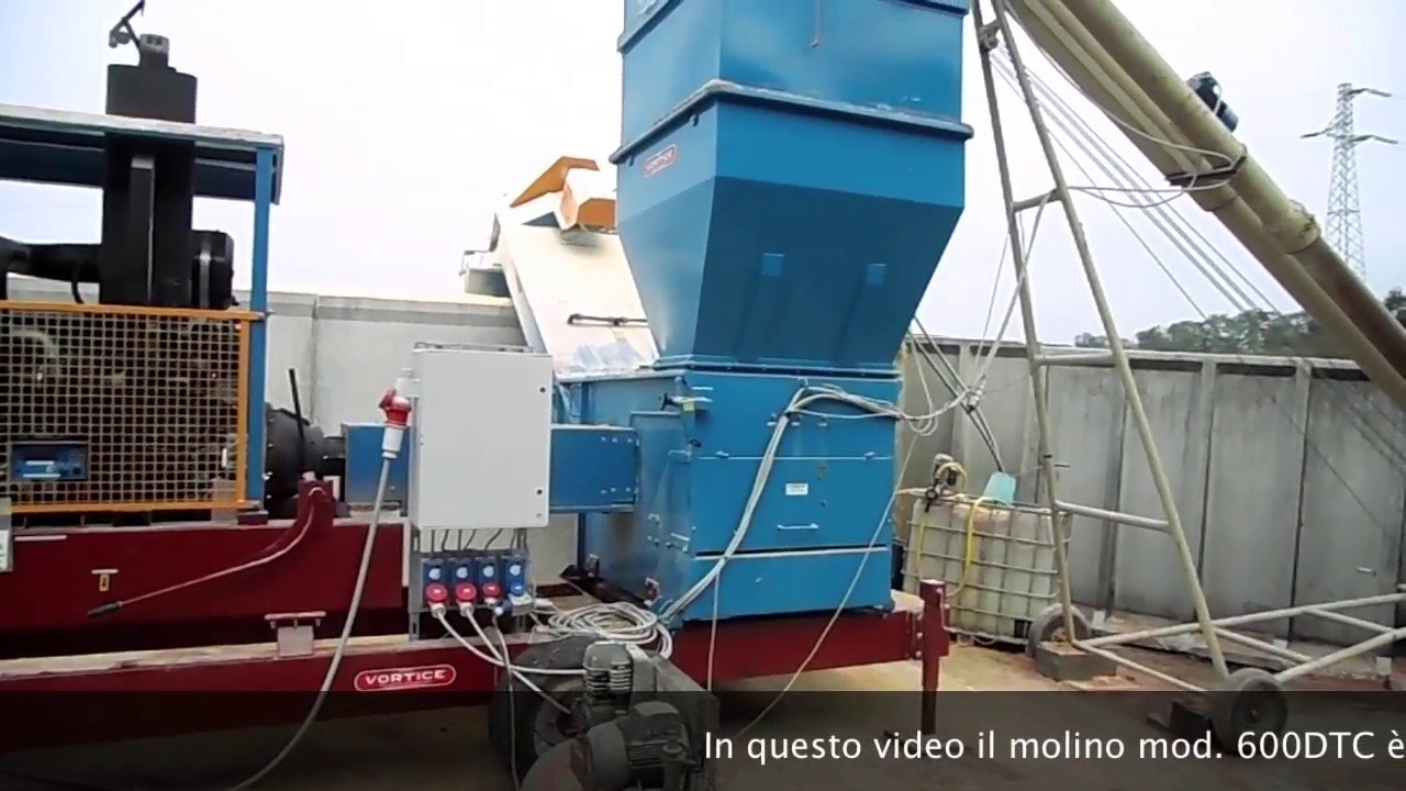 Molino Vortice 600DTC a motore diesel