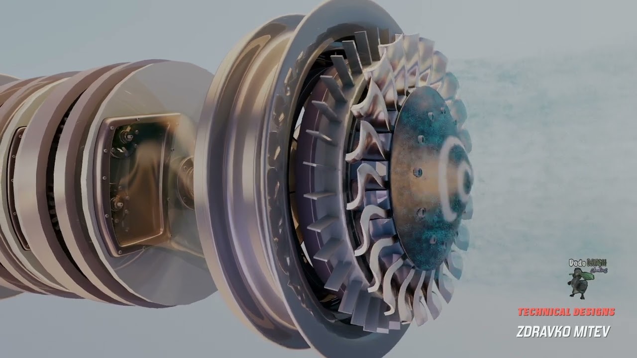 Jet Engine with Vertical Take Off