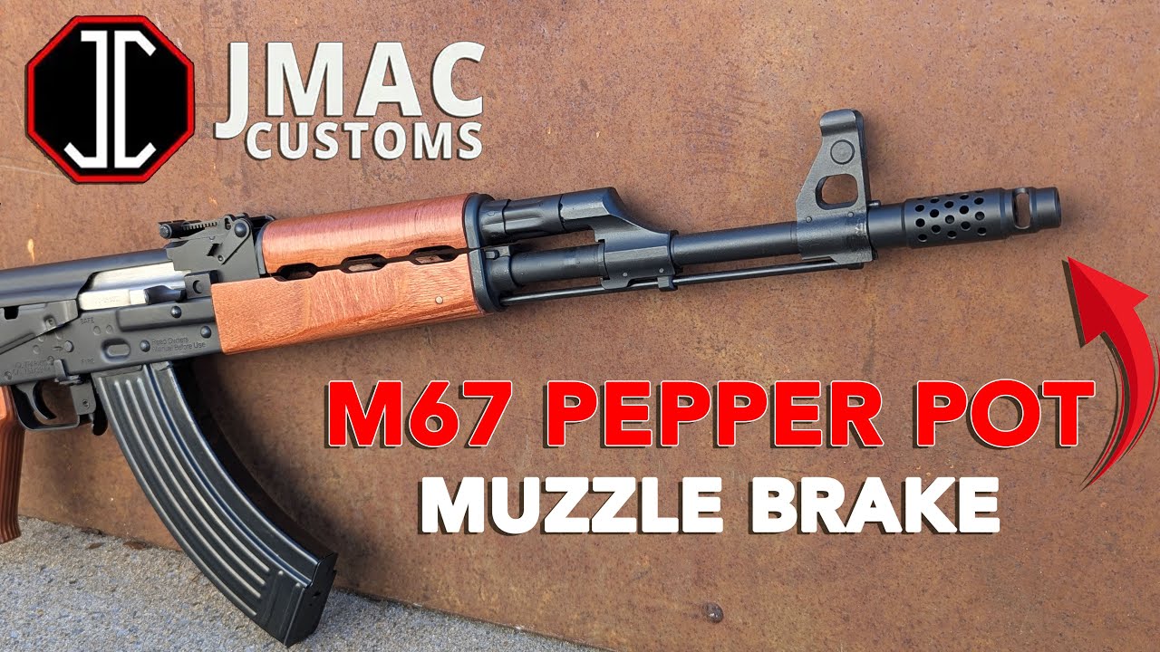 Дульный тормоз-компенсатор JMac Customs M67 Pepper Pot