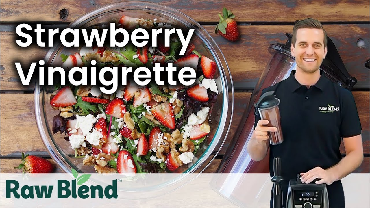 How to make a Strawberry Vinaigrette in a Vitamix Blender | Recipe Video