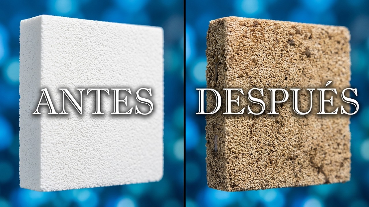Reductor de nitratos y Fosfatos Mantis Bio-Filter Block despues de 5 años en el acuario marino.