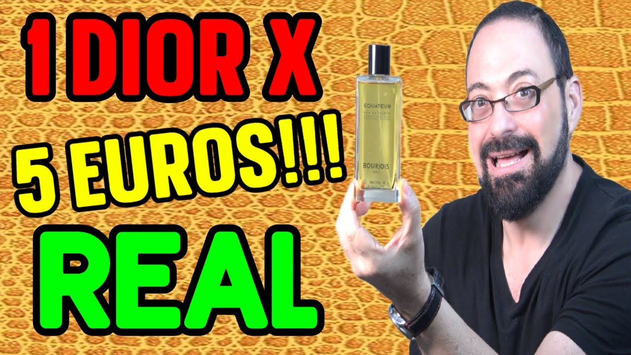TENGO UN DIOR POR 5 EUROS Y PUEDES TENERLO TÚ TAMBIÉN MASCULIN DE BOURJOIS