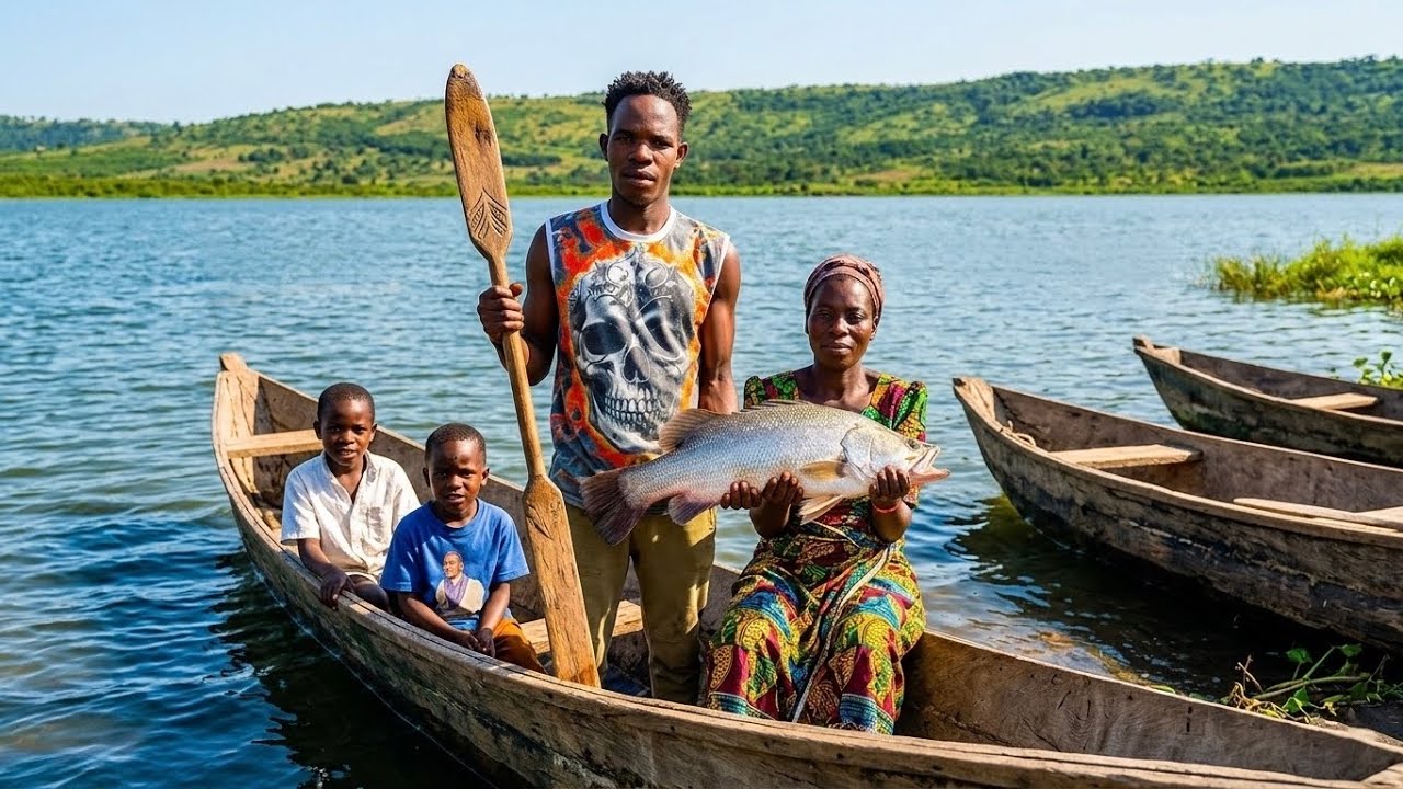 We Caught A Huge Fish That Fed Our Big Family