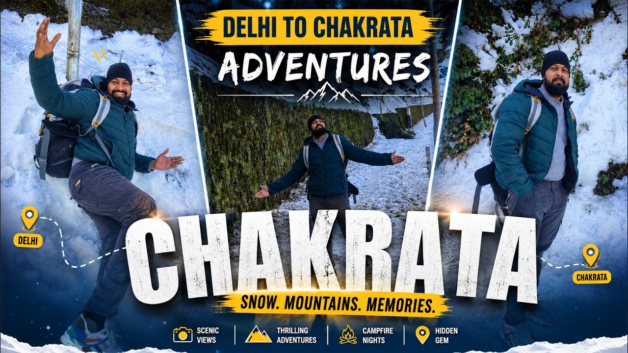 Chakrata in Winter ❄️ | Snowfall Paradise of Uttarakhand | Cinematic Travel Vlog